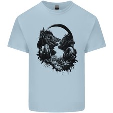 Casque Audio Et Musique De La Nature Trekking Randonnée T-Shirt Enfant