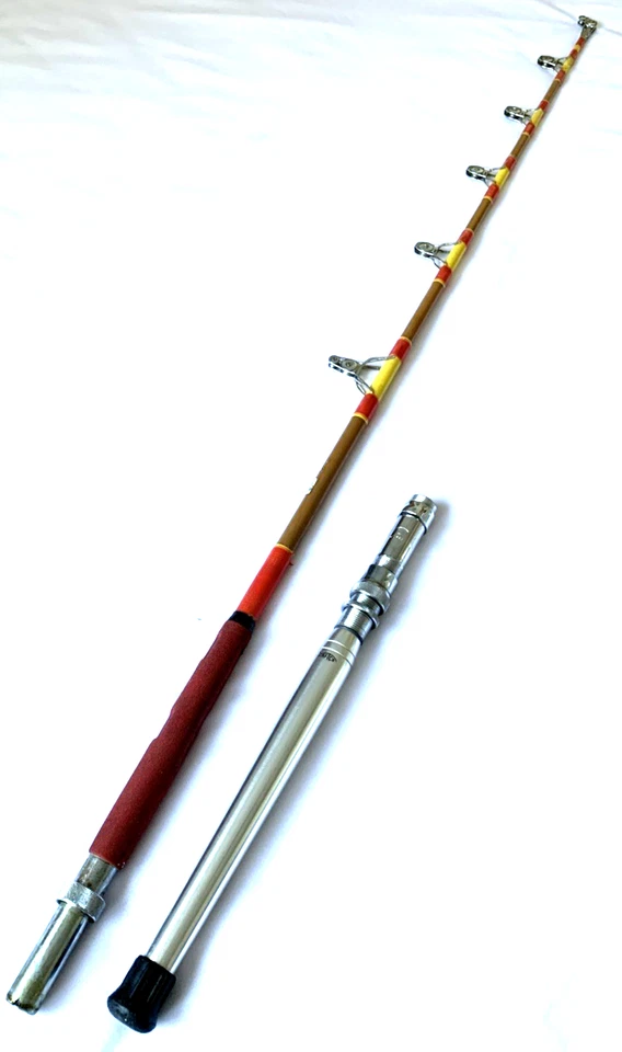 Sabre 6.8Ft Custom Made With HERTAR’S Rollers Aftco Grip Fishing Rod Made In USA - Image 3 of 4