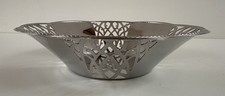 Vintage Alfra ALESSI Round Stainless Steel (18/10) Lattice Fruit Bowl - Preowned