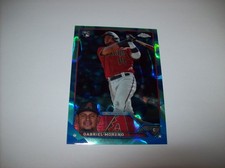 2023 Topps Chrome Gabriel Moreno Aqua Blue Lava Lamp Refractor Rookie #26/175