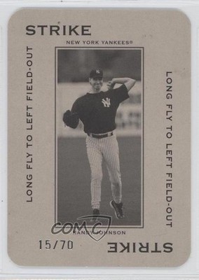 2005 Donruss Throwback Threads Polo Grounds 15/70 Randy Johnson #PG-38 HOF 0m0