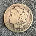 1890 Morgan Silver Dollar $1 Coin 0.9 Fine Circulated