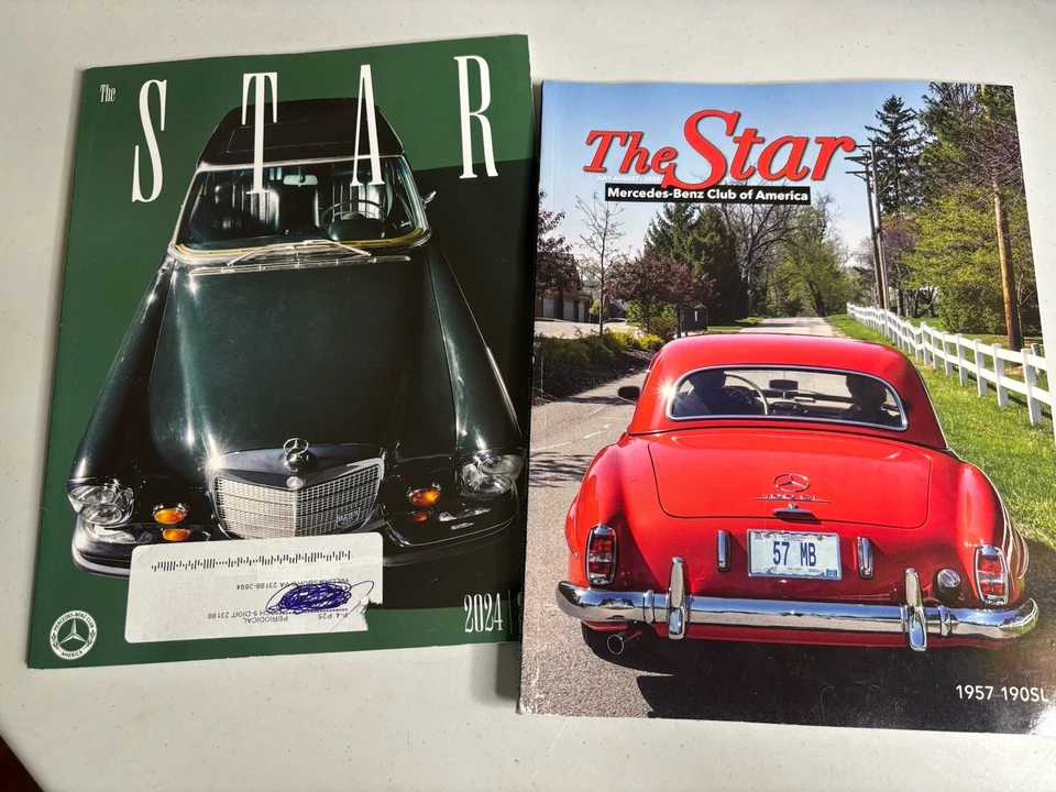 Lot x 4 The Star Magazine Mercedes-Benz Club  Auto History 1997 2021 2022 2024 - Image 3 of 3
