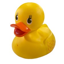 Big Yellow Rubber Duck For Bathing And Possible Present For Kids Over 4