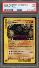 PSA 9 MINT Golem Expedition Holo Rare 14/165 Pokemon Card