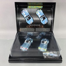 Scalextric C4305AT Shelby Cobra 289 - 1964 Targa Florio 1/32 Slot Car Twin Pack