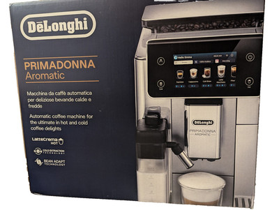 DeLonghi PrimaDonna Aromatic ECAM630.55.SM Kaffeevollautomat NEU + Rechnung