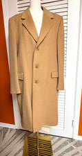 Vintage Camel Wool Cashmere Overcoat Made in Hungary Minimalist Coat