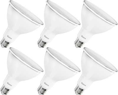 Sunco 6 Pack Outdoor LED Flood Home Residential Patio Driveway Light, Waterpr...