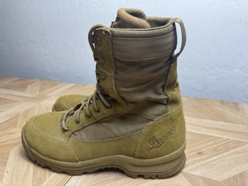 Stivali Danner Tanicus uomo 8" pelle impermeabili punta liscia marrone taglia 9 D - Foto 4 di 12