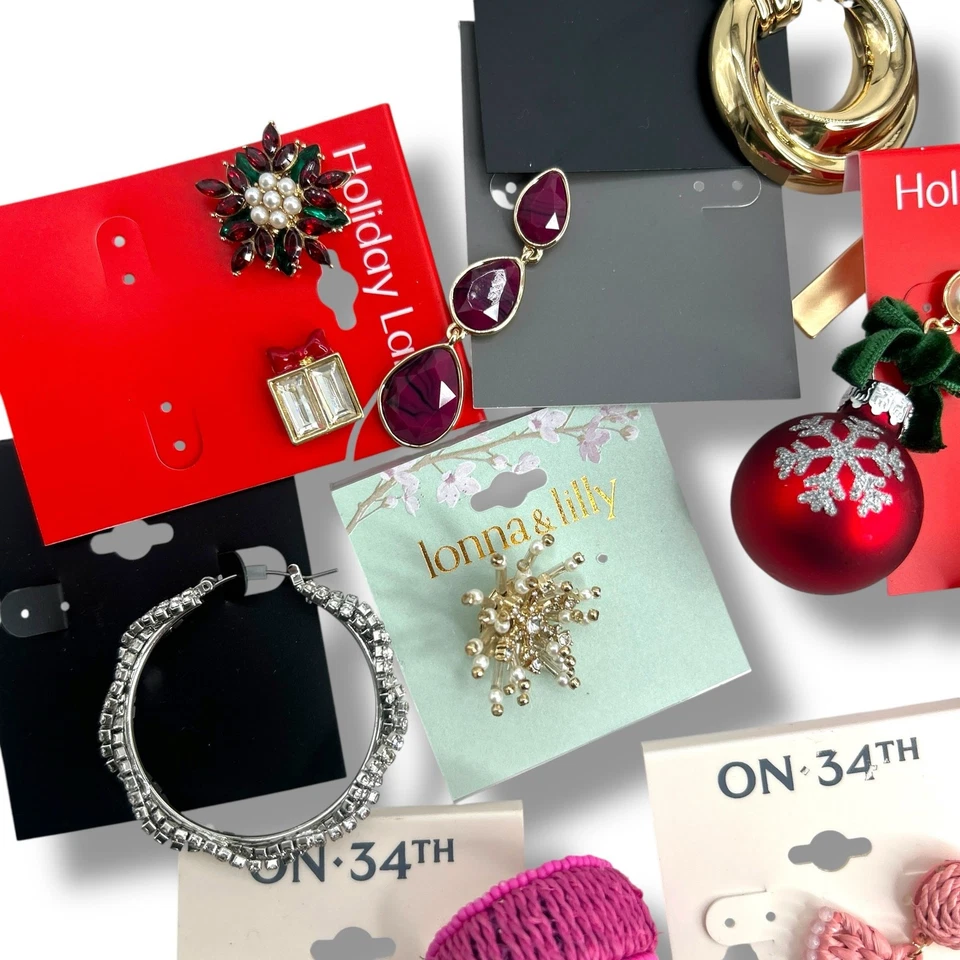 批量 单件/破碎耳环 用于手工制作/重新用途 INC ON 34th Style & Co — 第 3/4 张图片