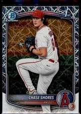 2025 Bowman Draft #BDC-142 Chase Shores Chrome Laser Refractor BZ55