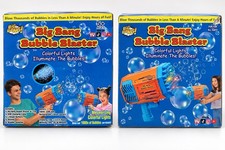 Big Bang Bubble Blaster Light Up Rechargeable Toy 1000s Bubbles Ages 5
