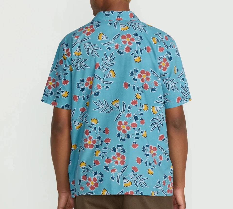 VOLCOM OFFERING Men's S/S Woven Shirt - Blue - XXL - NWT - Image 2 of 4