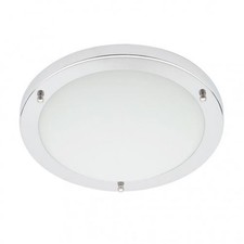 Image of Litecraft Mari Ceiling Light Bathroom Integrated LED IP44 Flush - 4 Colours