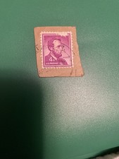 Abraham Lincoln 4 cent stamp purple very