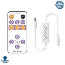 Wireless RF Dimmer Remote for Single Color LED Strip Lights
