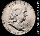 1963-D Franklin Half Dollar- Silver- Uncirculated- Luster- No Reserve #L6947