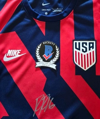 Ricardo Pepi Autogramm Handsigniertes Trikot USA Soccer USMNT Beckett COA