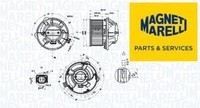 Magneti Marelli 069412389010 InnenraumgebläSe GebläSemotor GebläSe