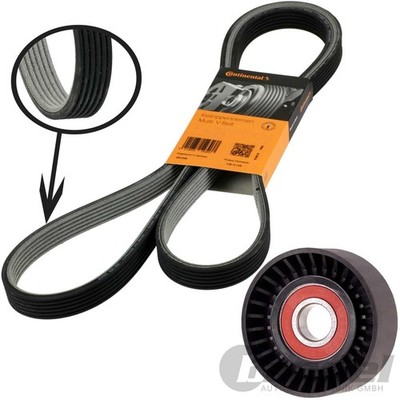 CONTI DOPPELKEILRIPPENRIEMEN+SPANNROLLE passend für VW GOLF 4 A3 TT 1.6 1.8T 2.0