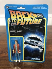 NIP FUNKO Marty McFly ReAction Action Figure Back To The Future w Skateboard