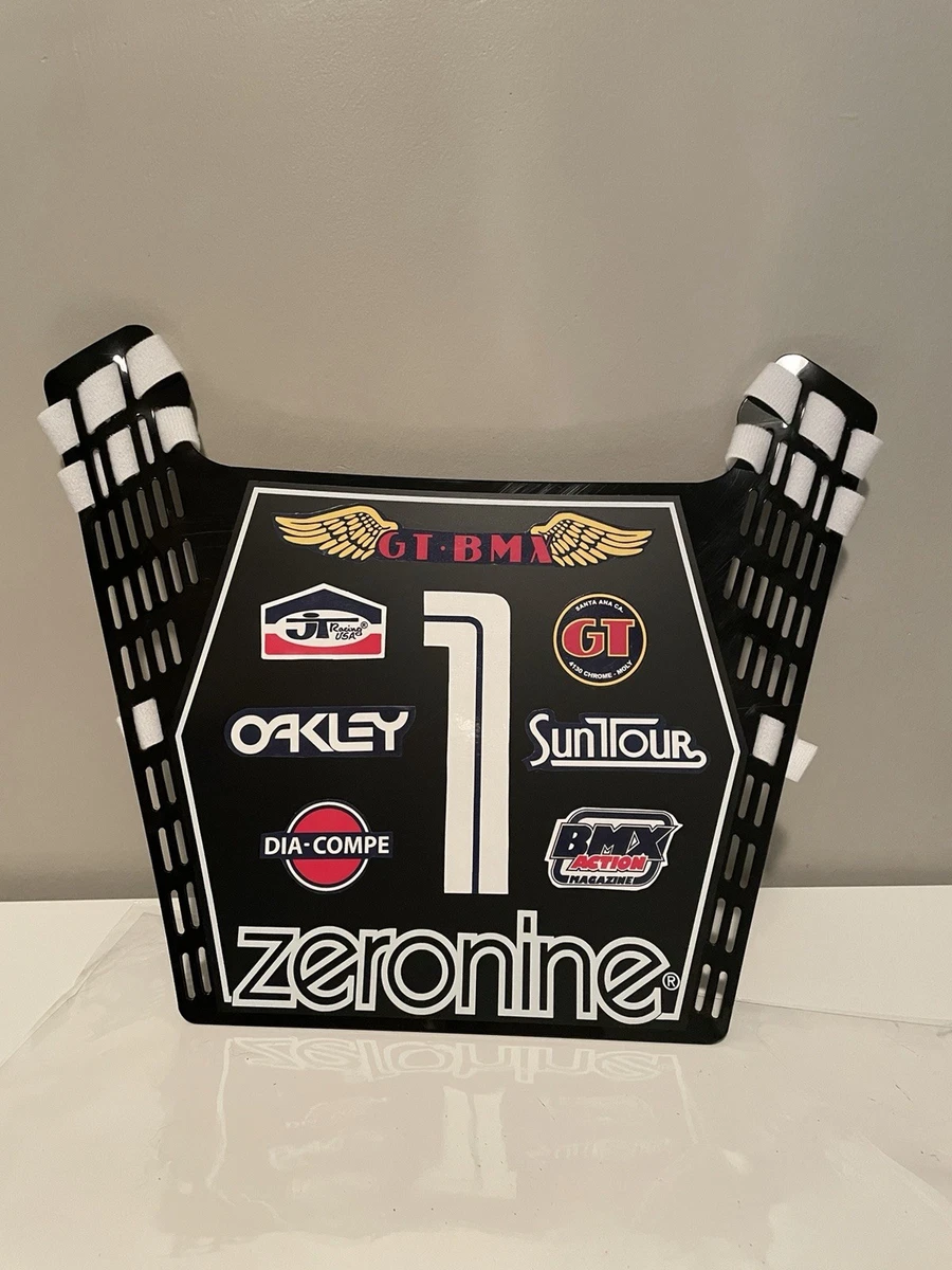 Hutch BMX Race Number Plate Black Pro Star Judge Hollywood Racer NEW IN BOX