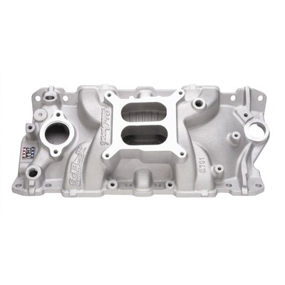 Edelbrock 2701 SBC Performer EPS Aluminum Intake Small Block Chevy 305 327 350
