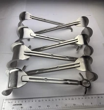 Balfour Retractor Center Blades Lot 7 Pieces CODMAN GRIESHABER German Steel