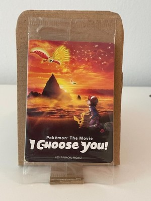 2017 Pokemon The Movie "I Choose You" Ash's Pikachu 3 card pack Factory Sealed | eBay 2017 Pokemon The Movie "I Choose You" Ash's Pikachu 3 card pack Factory Sealed | eBay