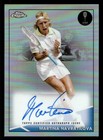 Martina Navratilova 2021 Topps Chrome #98 Gold #04/50