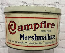 Vtg Campfire Marshmallow 5 Lbs Tin  Original ...