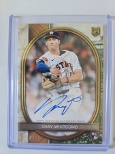 2025 Topps Museum Collection Shay Whitcomb Archival Auto Gold /149 Astros RC
