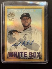 2025 Topps Archives Mark Buehrle Gold Foil Auto /50 White Sox Autograph 1967