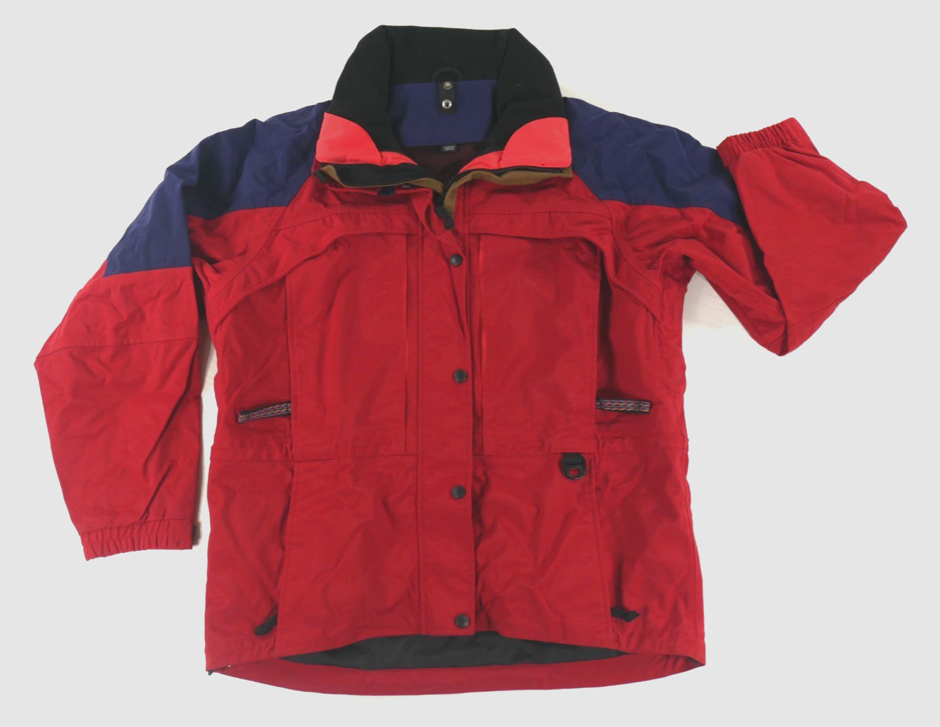 Red Winter Technical Full Zip Parka Jacket Women'… - image 1