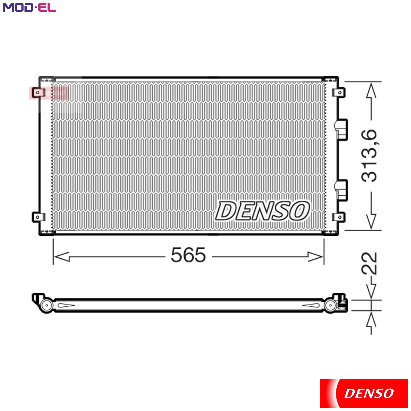 Air Con Condenser DCN46039 Denso AC Conditioning 921105SH0B Quality Guaranteed - Image 5