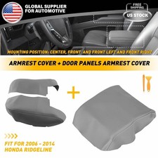 3x Armrest Cover Door Panel Armrest Cover Gray For 2006-2014 Honda Ridgeline 3x Armrest Cover Door Panel Armrest Cover Gray For 2006-2014 Honda Ridgeline