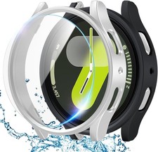 2 2 Pack 40mm Watch Screen Protector Hard Case Tempered Glass Cover Bumper HD