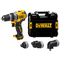 Dewalt Akku-Bohrschrauber 12V 4 KöPfe BüRstenlos 57Nm Tstak-Koffer Solo DCD703NT