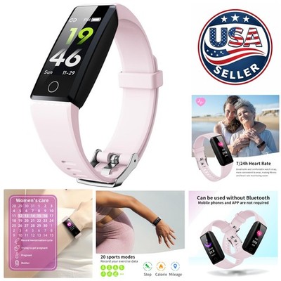 Multi-Function Fitness Tracker with Alarm Clock & Music Player -  Waterproof