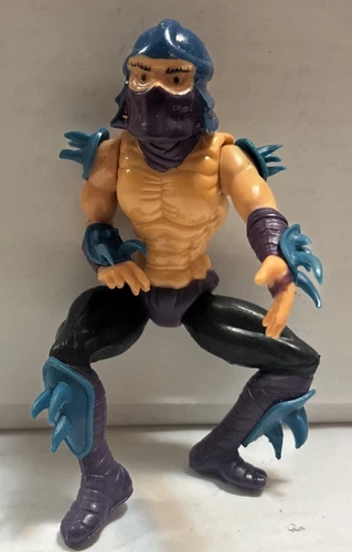 Vintage 1988 Teenage Mutant Ninja Turtle SHREDDER Action Figure TMNT Free Ship