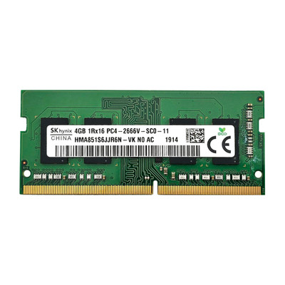 4GB 1Rx16 PC4-2666V-SC0 SKhynix HMA851S6CJR6N-VK N0 AC Notebook RAM