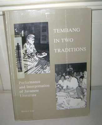 BUCH Tembang in two Traditions Javanese Literature Literatur Java englisch