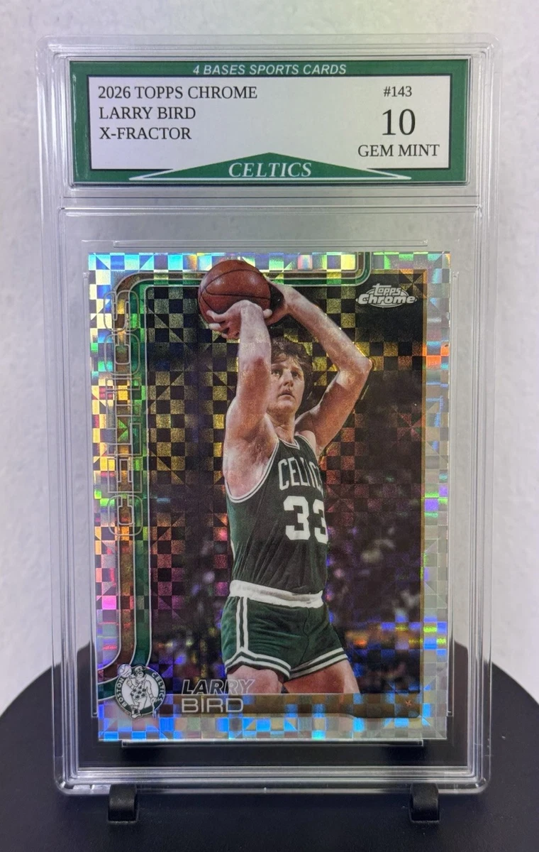Topps Larry Bird 10 Graded Basketball Sports Trading Cards