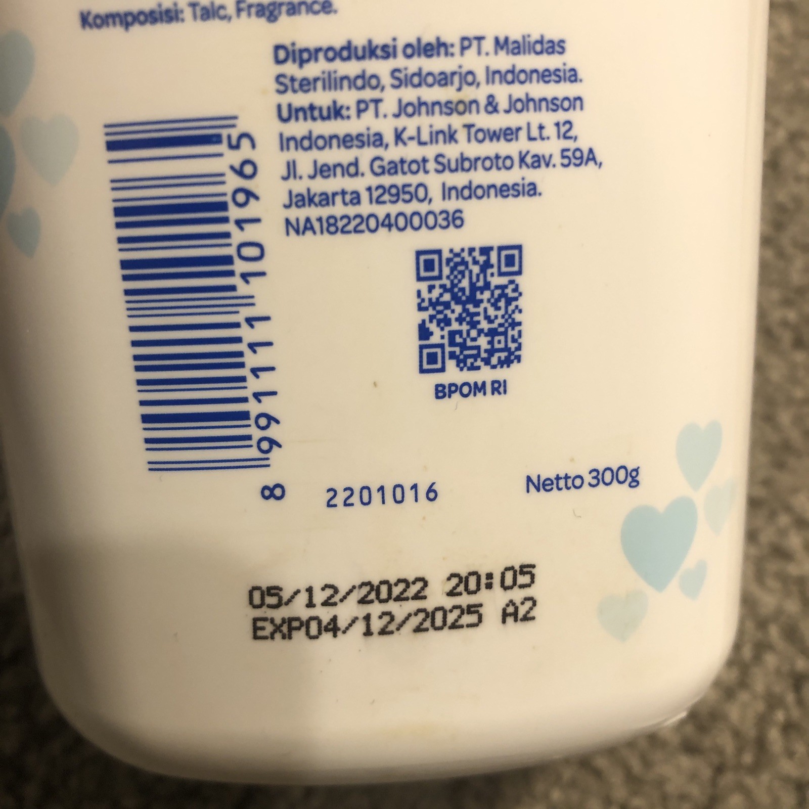 Johnson's Baby Powder Silky Soft Skin W/ Talc, Hypoallergenic, 10.6oz (300g)