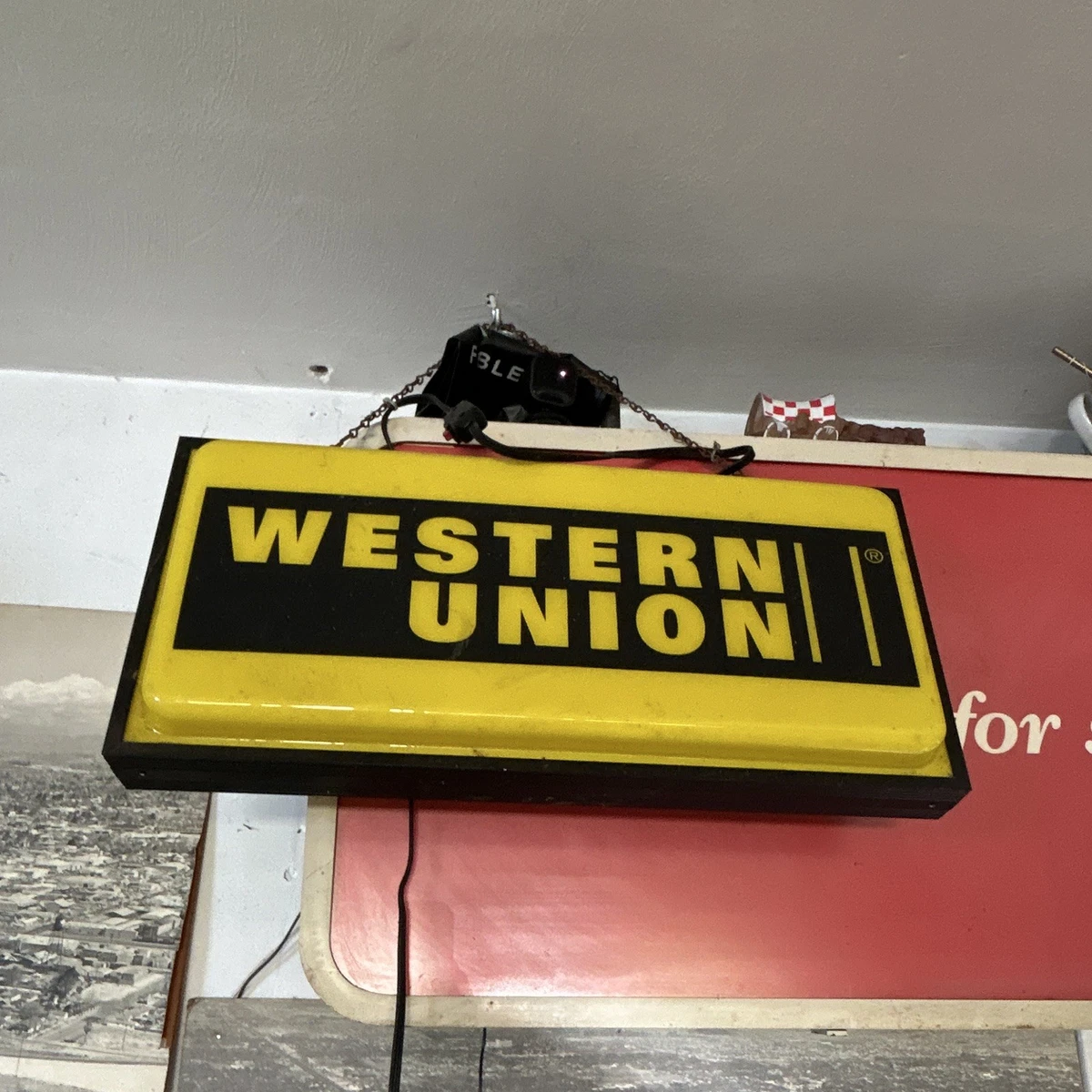 western union sign products for sale | eBay