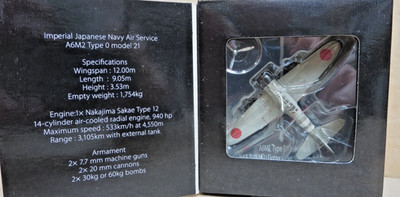 X-Plus 330074 A6M2 Zero Fighter IJNAS Pearl Harbor Zuikaku Flying Group RARE
