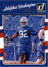 2016 Donruss #302 Adolphus Washington RC - FB