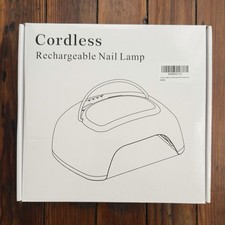 NEW Kikugu Professional Rechargeable UV LED Nail Lamp,96W in Orange Purple