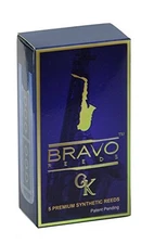 Bravo Synthetic Reeds 5 Pack for Brass and Woodwind Instruments Long Lasting
